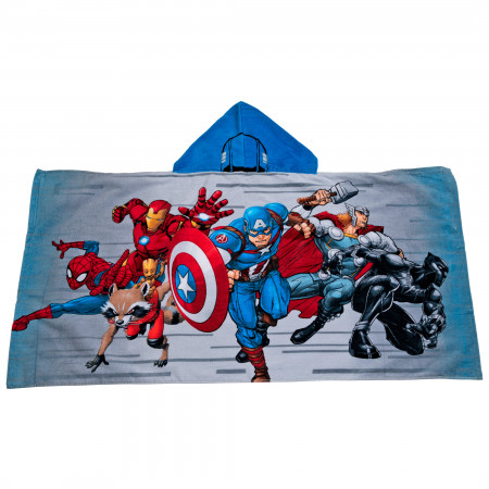 Marvel Avengers Arrive Hooded Poncho Towel